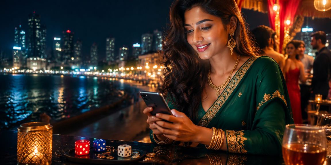 Live casino dealer engaging with players in India